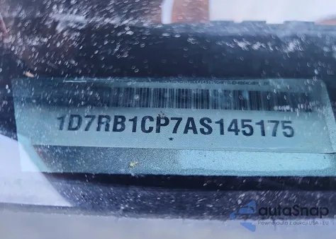 2010 Dodge Ram 1500 из США, поврежденный, VIN 1D7RB1CP7AS145175